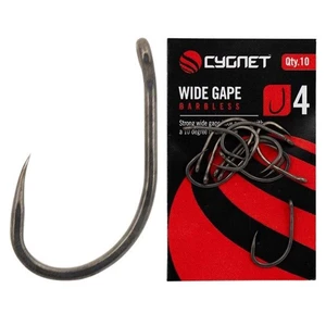 Cygnet háčky wide gape hooks barbless 10 ks - velikost 8