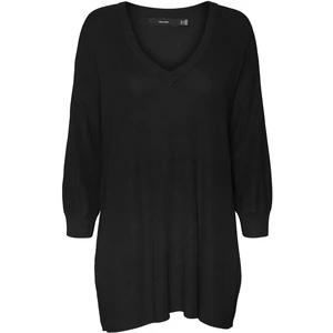 Vero Moda Dámský svetr VMNEWLEXSUN Regular Fit 10261281 Black XS