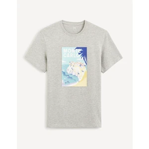 Celio Cotton T-Shirt Cevinty Monte Carlo - Men