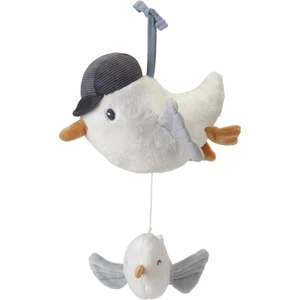 Little Dutch Music Box Toy Seagull kontrastní závěsná hračka s melodií 1 ks