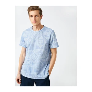 Koton T-Shirt - Blue - Regular fit