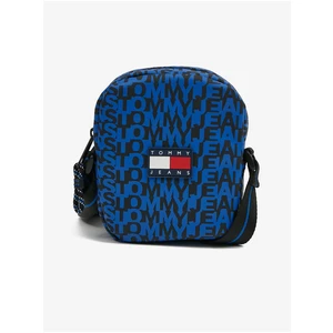 Modrá pánská vzorovaná taška přes rameno Tommy Jeans Logoman - Pánské