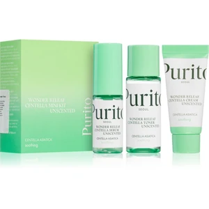 Purito Centella Unscented cestovná sada (pre citlivú a podráždenú pleť)