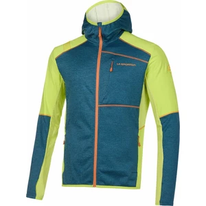 La Sportiva Outdoor Hoodie Existence Hoody M Storm Blue/Lime Punch M