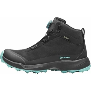 Icebug Dámske outdoorové topánky Stavre Womens BUGrip GTX Black/Jade Mist 37,5