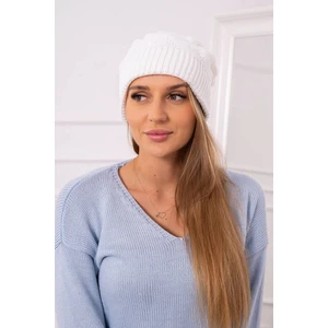 Women's cap Leonia K342 white