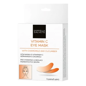 Gabriella Salvete Eye Mask Vitamin C oční maska pro rozjasnění a hydrataci 5x2 ks