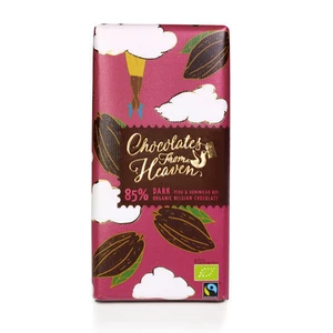 Chocolates from Heaven BIO hořká čokoláda Peru a Dominikánská republika 85 % - 100g