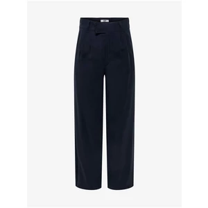 Dark blue women's wide trousers JDY Tomika - Ladies