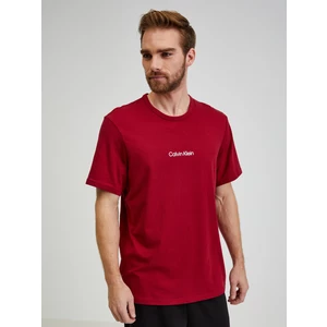 Červené pánské tričko Calvin Klein Jeans - Pánské
