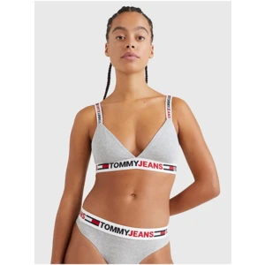 Light gray womens brindle bra Tommy Jeans - Women