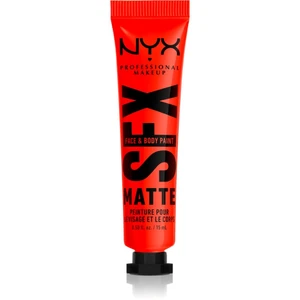 NYX Professional Makeup Limited Edition Halloween 2022 SFX Paints krémové tiene na tvár a telo odtieň 02 Fired Up 15 ml