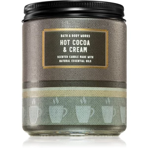 Bath & Body Works Hot Cocoa & Cream vonná svíčka 198 g