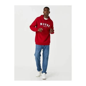 Koton Sweatshirt - Red - Relaxed fit
