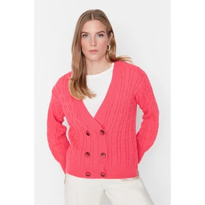 Trendyol Cardigan - Pink - Regular fit