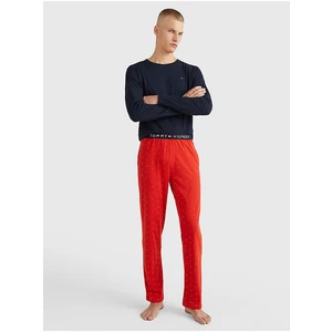 Modro-červené pánské pyžamo Tommy Hilfiger - Pánské