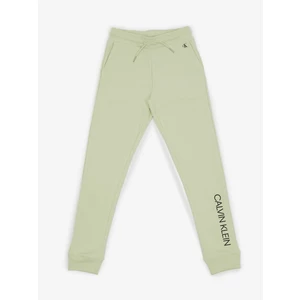 Light Green Girls' Sweatpants Calvin Klein Jeans - Girls