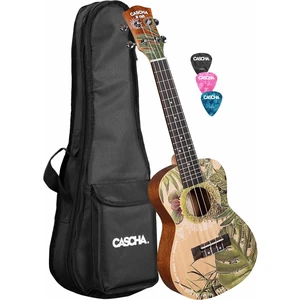 Cascha HH 2606 Art Series Ukulele koncertowe Leafy