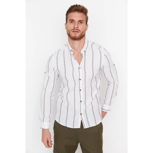 Trendyol Shirt - Khaki - Slim fit