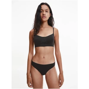 Calvin Klein Black Women Thongs Underwear Bonded Flex - Women