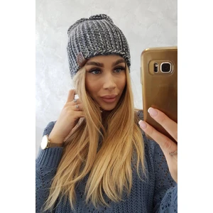 Čepice s fleecem Zoja K306 grafit + denim