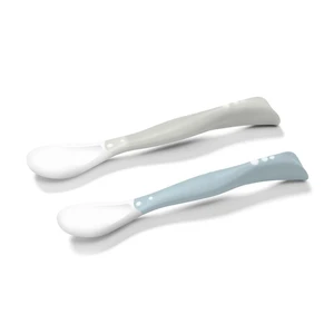 BabyOno Be Active Flexible Spoons lžička Grey/Blue 2 ks