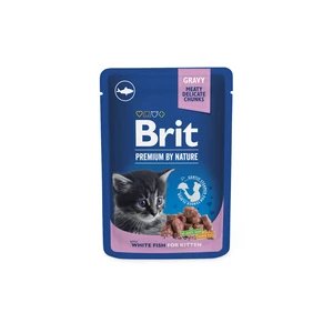 BRIT cat kapsa KITTEN 100g/WHITE fish