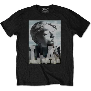 2Pac Koszulka LA Skyline Czarny-Graficzny 2XL