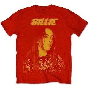 Billie Eilish Koszulka Racer Logo Jumbo Czerwony-Graficzny M
