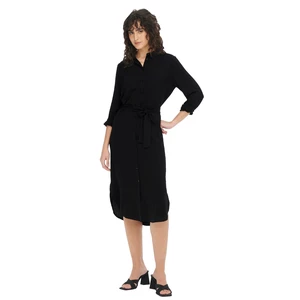 Jacqueline de Yong Dámske šaty JDYRACHEL Regular Fit 15267419 Black XL