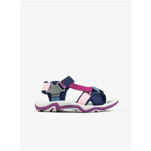 Pink-blue girls' sandals Richter - Girls