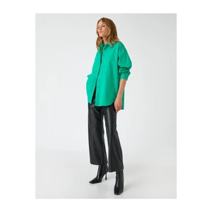 Koton Oversized Shirt With Long Sleeves