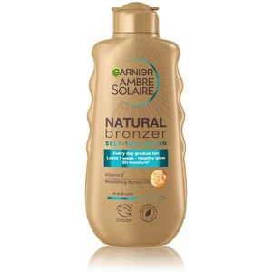 Garnier Ambre Solaire Natural Bronzer tónovacie mlieko pre postupné opálenie 200 ml