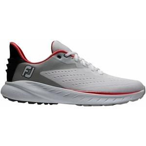 Footjoy Flex XP Mens Golf Shoes White/Black/Red 45