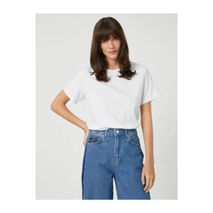 Koton Basic T-Shirt Short Sleeved Crew Neck