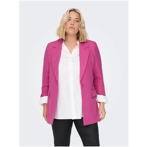 Pink ladies jacket ONLY CARMAKOMA Thea - Ladies