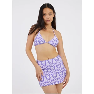 Light purple women's swimwear top Noisy May Smiley - Women