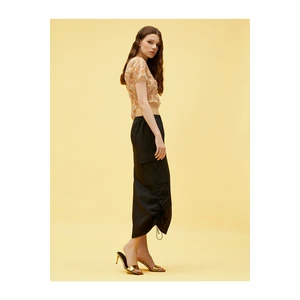 Koton Oversized Parachute Cargo Skirt with Pocket