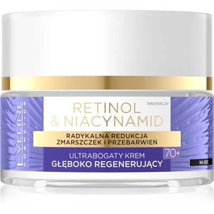 Eveline Cosmetics Retinol & Niacynamid hloubkově regenerační noční krém 70+ 50 ml