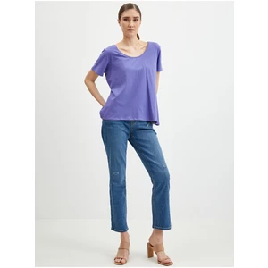 Orsay Purple Womens Basic T-Shirt - Women