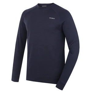 Men's merino sweatshirt HUSKY Aron M dk. Blue