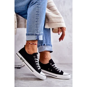 Women's Material Sneakers Big Star KK274102 Black