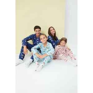 Trendyol Multicolor Patterned Knitted Family Combine Pajamas Set