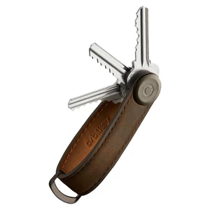 Orbitkey Crazy Horse Oak Brown with Brown Stitching