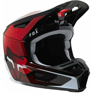 FOX V1 Leed Helmet Dot/Ece Fluo Red M Casca
