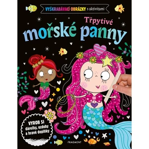 Třpytivé mořské panny Vyškrabávací obrázky s aktivitami - autora nemá