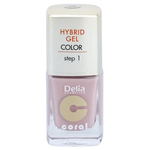 Delia Cosmetics Coral Nail Enamel Hybrid Gel gélový lak na nechty odtieň 04 11 ml