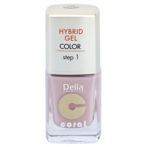 Delia Cosmetics Coral Nail Enamel Hybrid Gel gelový lak na nehty odstín 04 11 ml