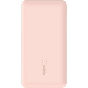 Belkin Power Bank with USB-C 15W Dual USB-A 15cm USB-A to C Cable Pink
