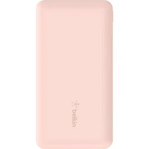 Belkin Power Bank with USB-C 15W Dual USB-A USB-A to C Cable Pink BPB011btRG